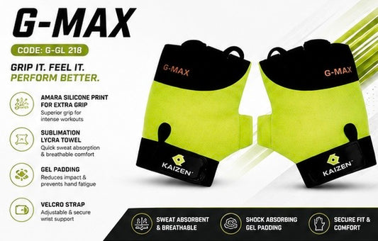 G-MAX- FITNESS GLOVES