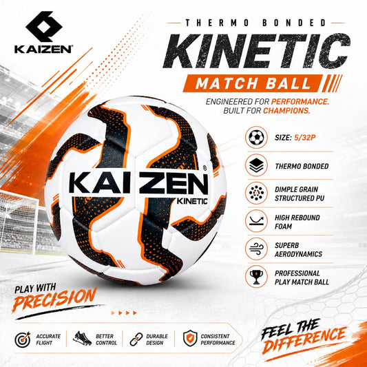 KINETIC TEHRMOBONDED FOOTBALL SIZE 5 / KAIZEN