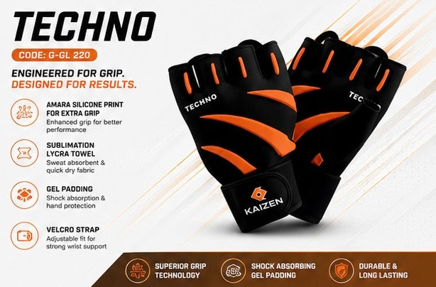 TECHNO- FITNESS GLOVES