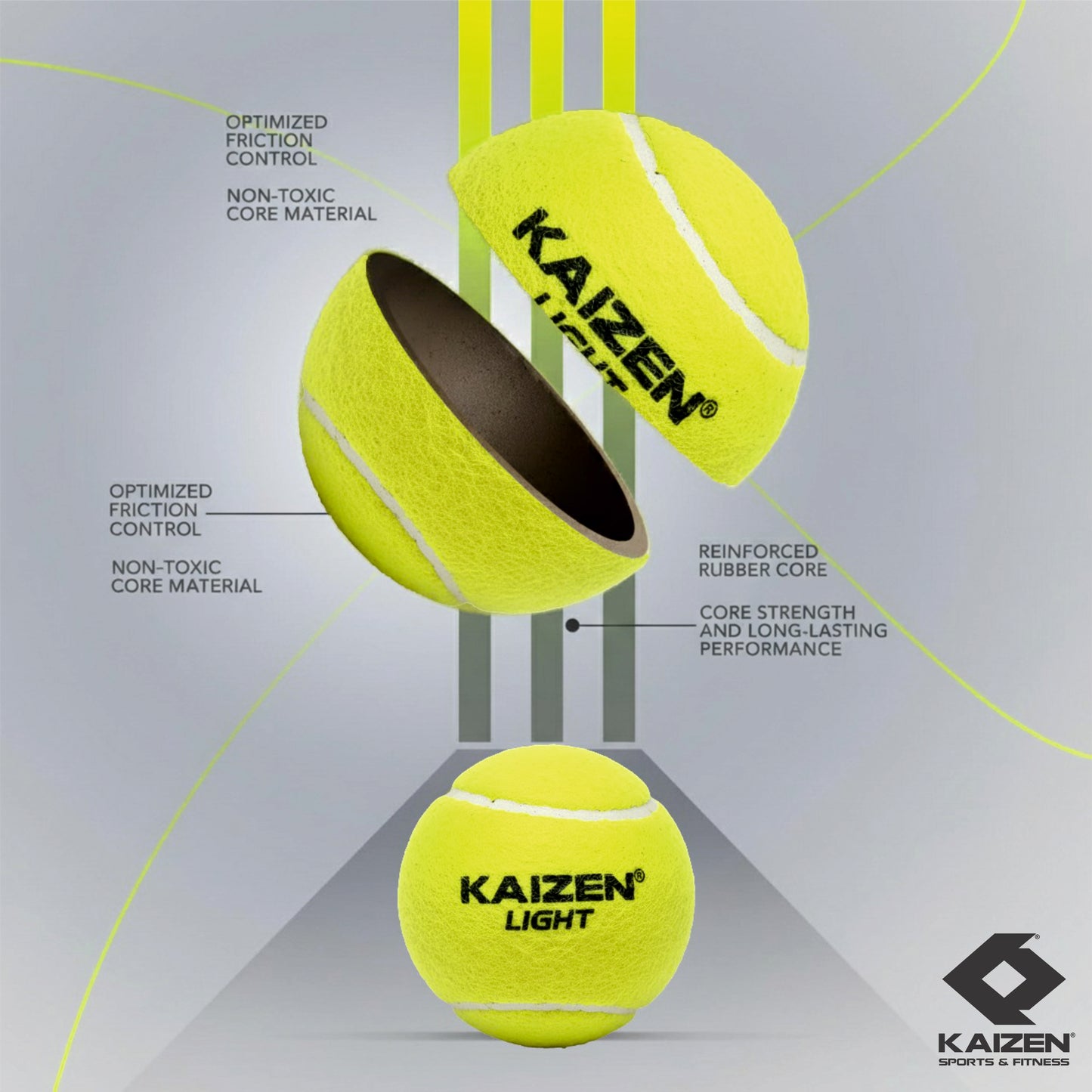 CRICKET TENNIS BALL -LIGHT