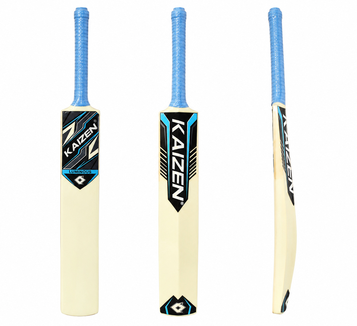 GLOW SET OF ONE BAT SIZE 3 AND TWO BALLS / KAIZEN SPORTS