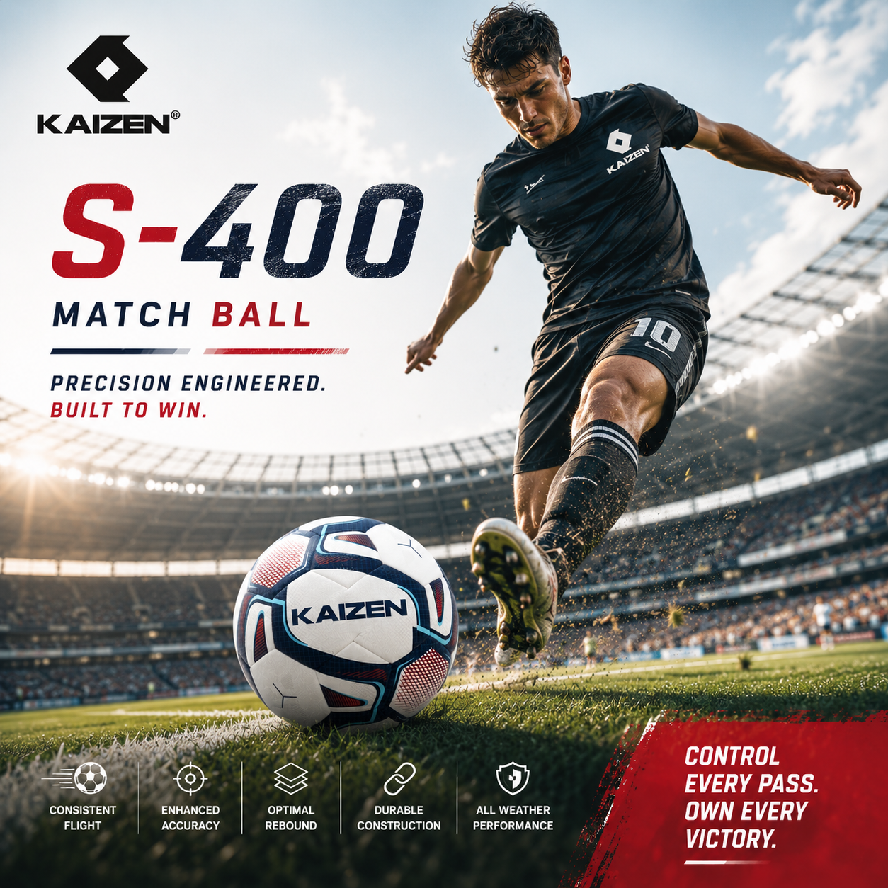 S-400 FOOTBALL SIZE 5 / KAIZEN