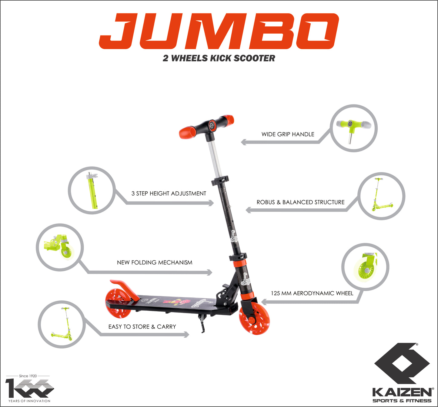 KAIZEN JUMBO- SCOOTER