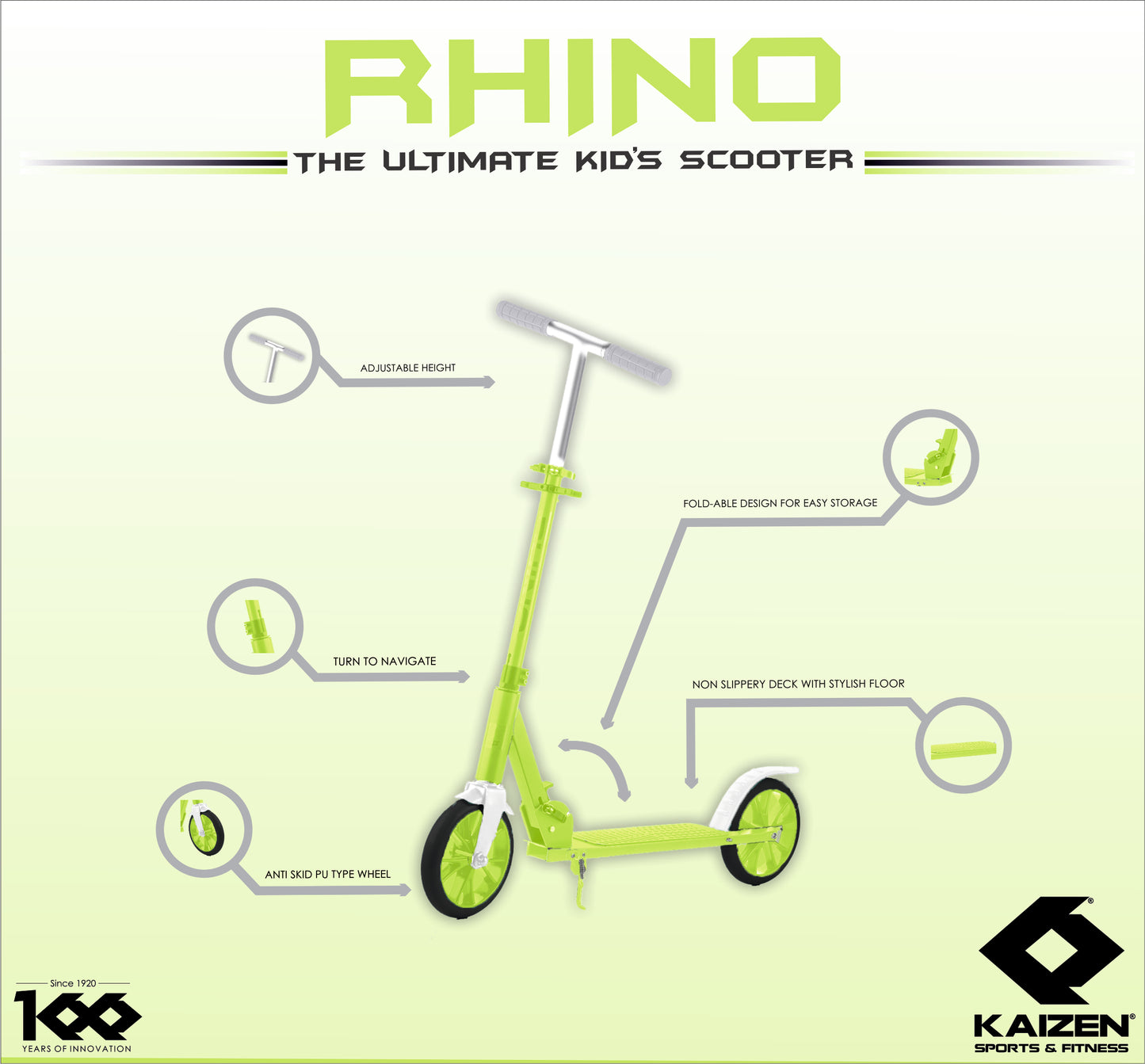 KAIZEN RHINO- SCOOTER